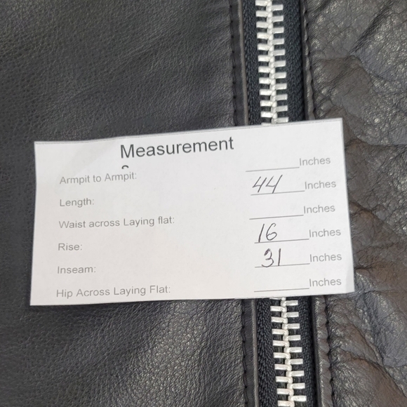 Vintage Harley-Davidson Leather Chaps Pants #569 Size L - Picture 15 of 16